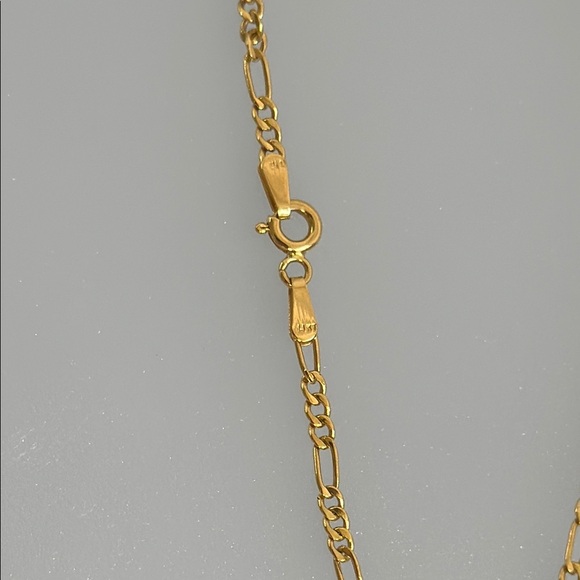 14k real solid Gold Chain Necklace - Picture 6 of 7